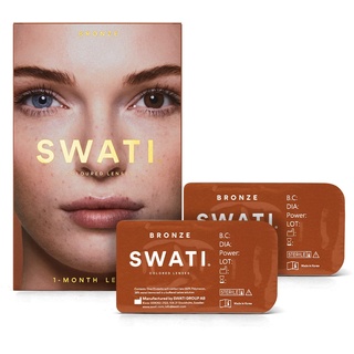 swati cosmetics Swati Kontaktlinsen Bronze 2 Stück