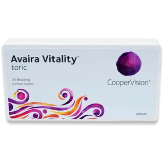 CooperVision Avaira Vitality Toric 3 St. / 8,50 BC / 14,50 DIA / +0,75 DPT / -1,25 CYL / 70° AX