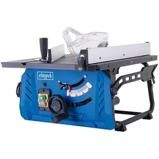 SCHEPPACH HS210 1500 W 230 V inkl. Querschneidlehre, Längsanschlag, Schiebestock