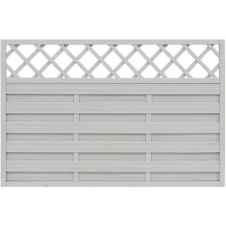 Andrewex Sichtschutzzaun Element Country 120 x 180 cm grau