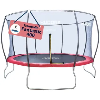 Hudora Fantastic 400V 400 cm inkl. Sicherheitsnetz rot