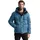 Herren Puffer-Jacke mit abnehmbarer Kapuze Blau S