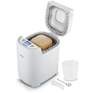 First Austria TZS First Austria - Brotbackautomat 900g - 550W - 13 Programme & Timer - Brotbackmaschine mit Knethaken - Schwarz/Silber