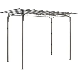 vidaXL Stahl Pavillon Gartenlaube Gartenhaus Laube Gartenhaus