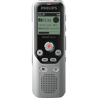 Philips VoiceTracer DVT1250 Audiorecorder, Dunkel Silber und Schwarz