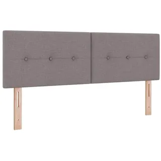 vidaXL Höhenverstellbares Kopfteil 140 x 10 x 88 cm Taupe