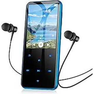 AGPTEK 64GB MP3 Player Bluetooth 5.3 mit 2,4 TFT Farbbildschirm, HiFi Musik Kinder MP3 Player mit Lautsprecher, Touch-Tasten, FM-Radio, E-Book, Auf...