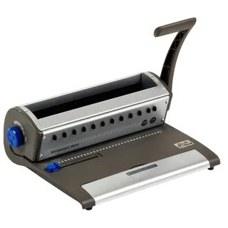 ProfiOffice Bindegerät Metall-Spiralen Bindstream WI 14, Bindeleistung bis 120 Blatt, Stanzleistung bis 14 Blatt DIN A4 (79020)