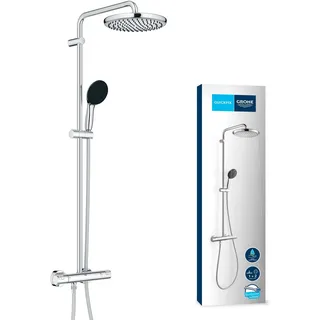 Grohe Vitalio Start 250 Duschsystem mit Thermostatbatterie für die Wandmontage Chrom