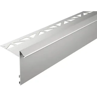 Balkonwinkelprofil Tropfkante silber, Blende 60 mm (H= 9 mm, L= 300 cm)
