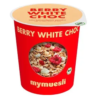 mymuesli Bio Berry White Choc Müsli 85,0 g