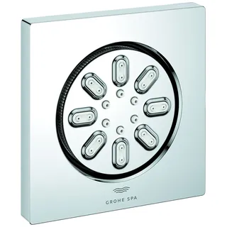 Grohe Seitenbrause 26802 Rainshower Aqua eckige Form chrom