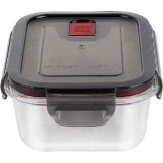 Zwilling Gusto Glasbehälter grau 14 x 7 x 18,5 cm 0,6 l 2-teiliges Set