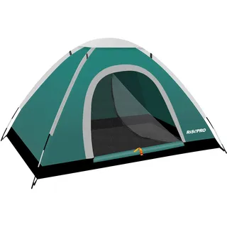 RISEPRO sofortiges automatisches Pop-up-Zelt, 2 Personen, leicht, wasserdicht, Winddicht, UV-Schutz, Strand, Outdoor, Reisen, Wandern, Camping, Jagen, Angeln