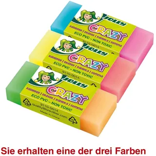 Jolly Radiergummi Crazy farbsortiert, 1 St.