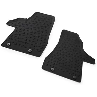 Volkswagen 7H1061502C82V Allwettermatten 2X Gummimatten vorn schwarz Gummi Fußmatten, nur Facelift T6.1