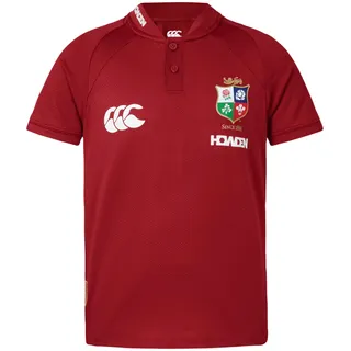 Canterbury of New Zealand British and Irish Lions Poly, Unisex-Kinder Hemd, Red Dahlia,