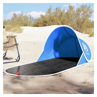 vidaXL Strandzelt Azurblau Pop-Up Wasserdicht