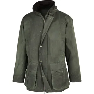 Laksen Wachsjacke Enoch, forest green, 50