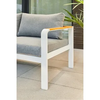 Primaster Amilia Dining Lounge Set weiß/anthrazit