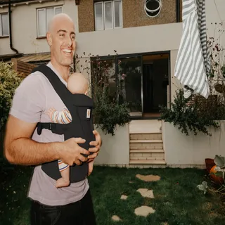 Ergobaby Omni Deluxe Cotton Onyx Black, Schwarz