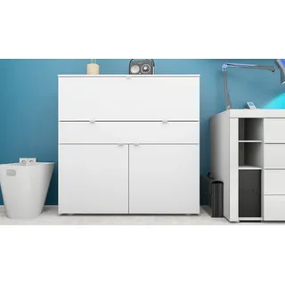 borchardt Möbel Sekretär Dolly, platzsparend, Home-Office-Schreibtisch, Breite 110 cm, Made in Germany weiß