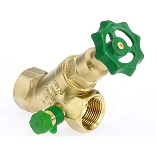 Freistromventil, 3/4" (DN20) mit steigender Spindel, mit Entleerung, ohne Dämmbox