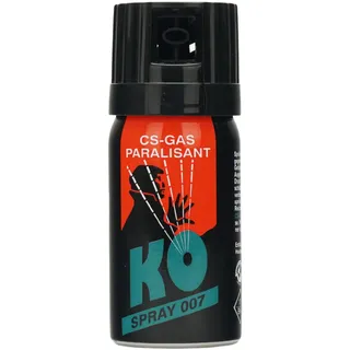 KO Security CS-Spray 40 ml – Breitstrahl Personenabwehrspray mit BKA-Zulassung - modernes Design - kompakt und diskret