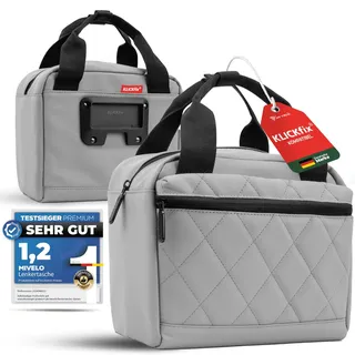 MIVELO Lenkertasche Fahrrad für KLICKfix - Fahrradtasche Lenker - wasserabweisend & geräumig - Lenkertasche - Tasche Lenker - E-Bike tauglich (Mint)