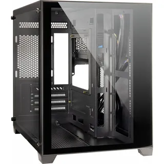 Inter-Tech C-501 Aspect Gaming Gehäuse, Tempered Glass, Schwarz
