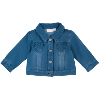 Chicco, Meisjes Winddichte Denim Jas, Jack met Capuchon en Handige Voorkant met Rits, Machinewasbaar, Kleding voor Meisjes 0-24 Maanden, Entworfen in Italien - 6 Monate