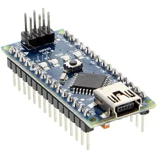 Funduino Nano R3 Mikrocontroller mit CH340 Chip und original 328P Controller- kompatibel mit Arduino-IDE, inkl. USB Kabel