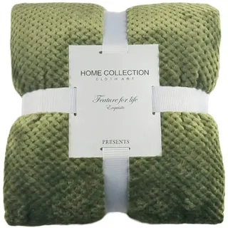 ausuky Gewichtsdecke, schwere gesteppte Innenschicht, waschbar, Minky-Bezugfüllung für tiefen Schlaf (grün, 70 x 100 cm)