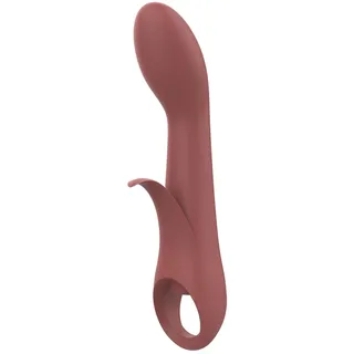Dream Toys NUDE Sierra G-spot Duo Vibrator mit Klitoris-Stimulator 20 cm