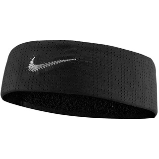 Nike Unisex – Erwachsene M Fury Headband Terry StirnBND, Black/White, one Size