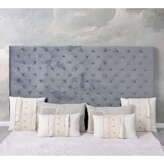 Bettkopfteil Samt Betthaupt Boxspringbett Kopfteil Polsterkopfteil Wandkissen fha048 Palazzo Exklusiv