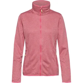 McKinley Roto II Fleecejacke Damen in melange-red, Größe 42 - rot