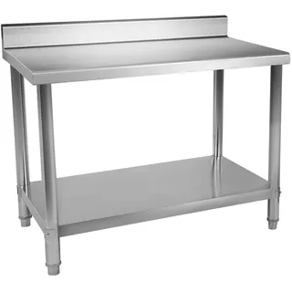 Royal Catering Arbeitstisch 100 x 60 cm - 114 kg Aufkantung -