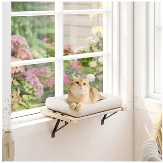 PawHut Katzenliege 50 x 36 cm Creme/Weiß