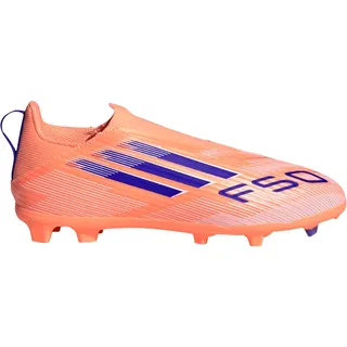 adidas F50 League Laceless FG/MG Beam Orange / Lucid Blue / Cloud White 30