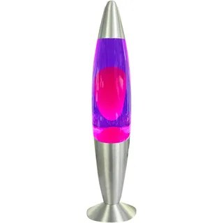 Blulaxa LED Lavaleuchte Rosa/Lila