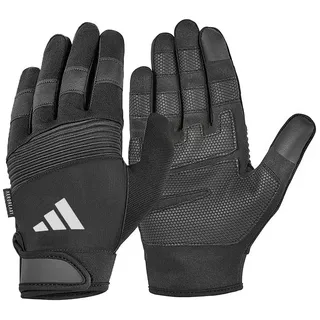 adidas Unisex-Adult Full Finger Performance Trainingshandschuhe - Grey/S schwarz|weiß S