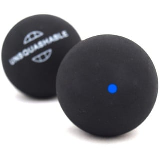 Unsquashable Squashbälle, 2er Pack, schwarz ,Blau