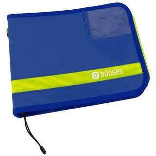 Dönges Fahrtenbuch A5 quer mit Schreibunterlage, blau/gelb,