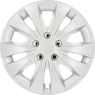 CARTREND Storm 15 Zoll 4 Stück Silber
