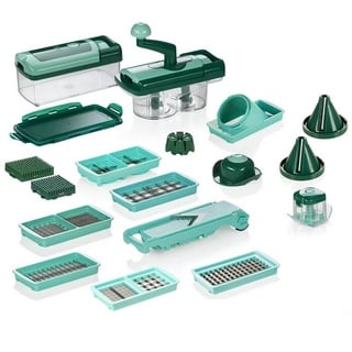 Genius Nicer Dicer Fusion Smart 28-tlg. smaragdgrün inkl. Nicer Twist