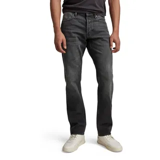 G-Star Mosa Straight Fit Jeans Worn In Black Moon 40 38