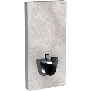 Geberit Monolith Sanitärmodul für Wand-WC, 101cm, Beton, Seite aluminium