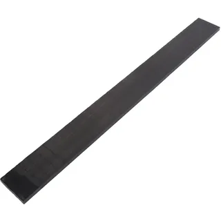 Ebenholz Griffbrett für E-Bass DIY Unbearbeitet Ersatz für Saiteninstrumente (Black)