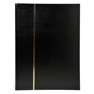 Exacompta Briefmarkenalbum 22,5x30,5cm 16 Seiten schwarz